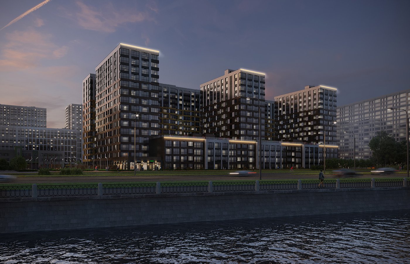 ЖК «Pulse Premier» — архитектура комплекса