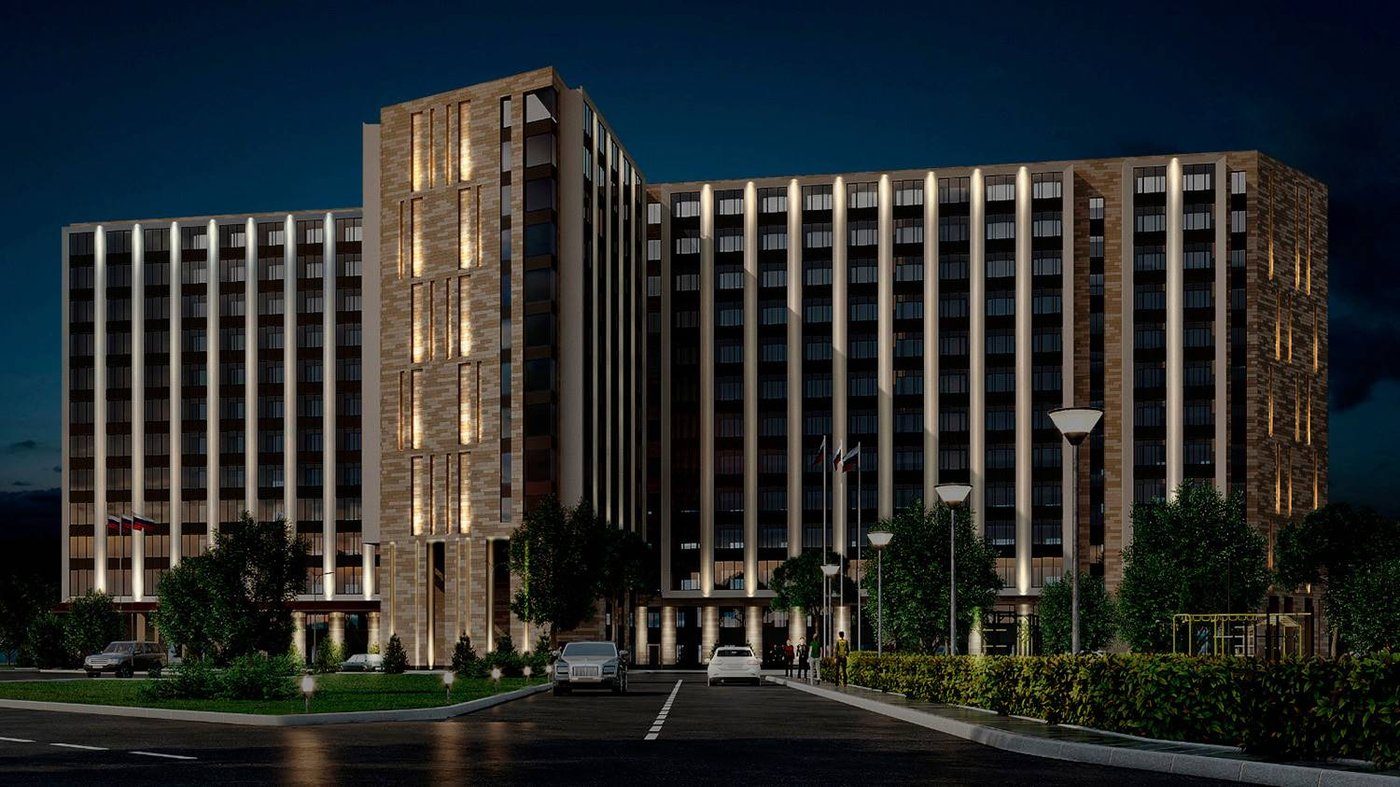 ЖК «COSMOS SMART SAINT-PETERSBURG YUZHNY HOTEL» — двор и территория